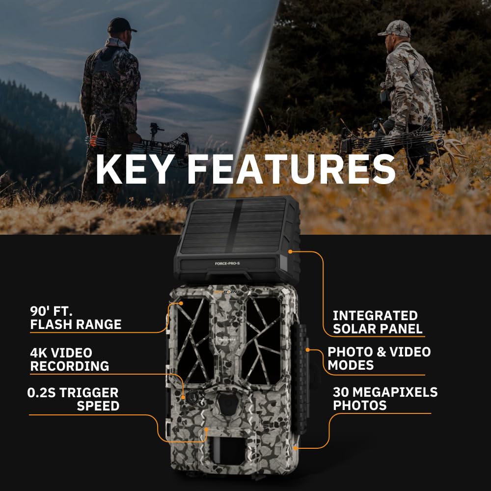 Amazon.com: Spypoint FORCE-PRO 30 Megapixel Trail Camera with 4K